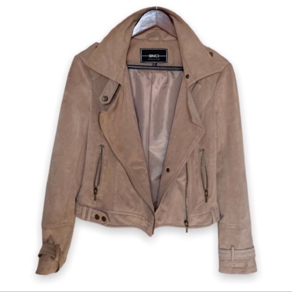 Blanc Noir Suede Zip-up Jacket XS - Picture 1 of 7